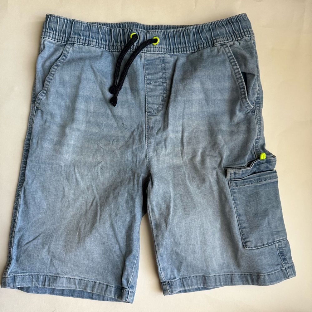 🍭 Cat & Jack Boys Jean Shorts - Size Large (12/14) (Used)